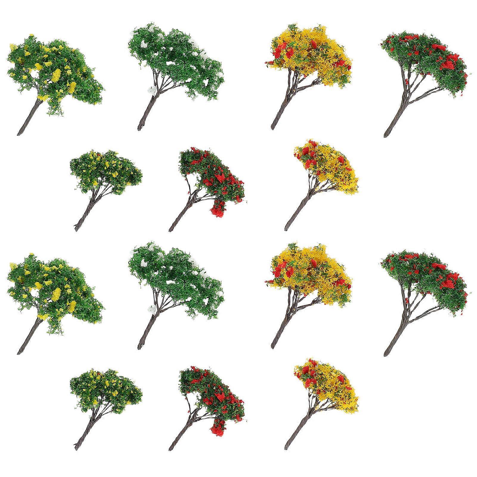 Miniature Trees Plastic Model Kit for Architectural Diorama 3Sets for Use