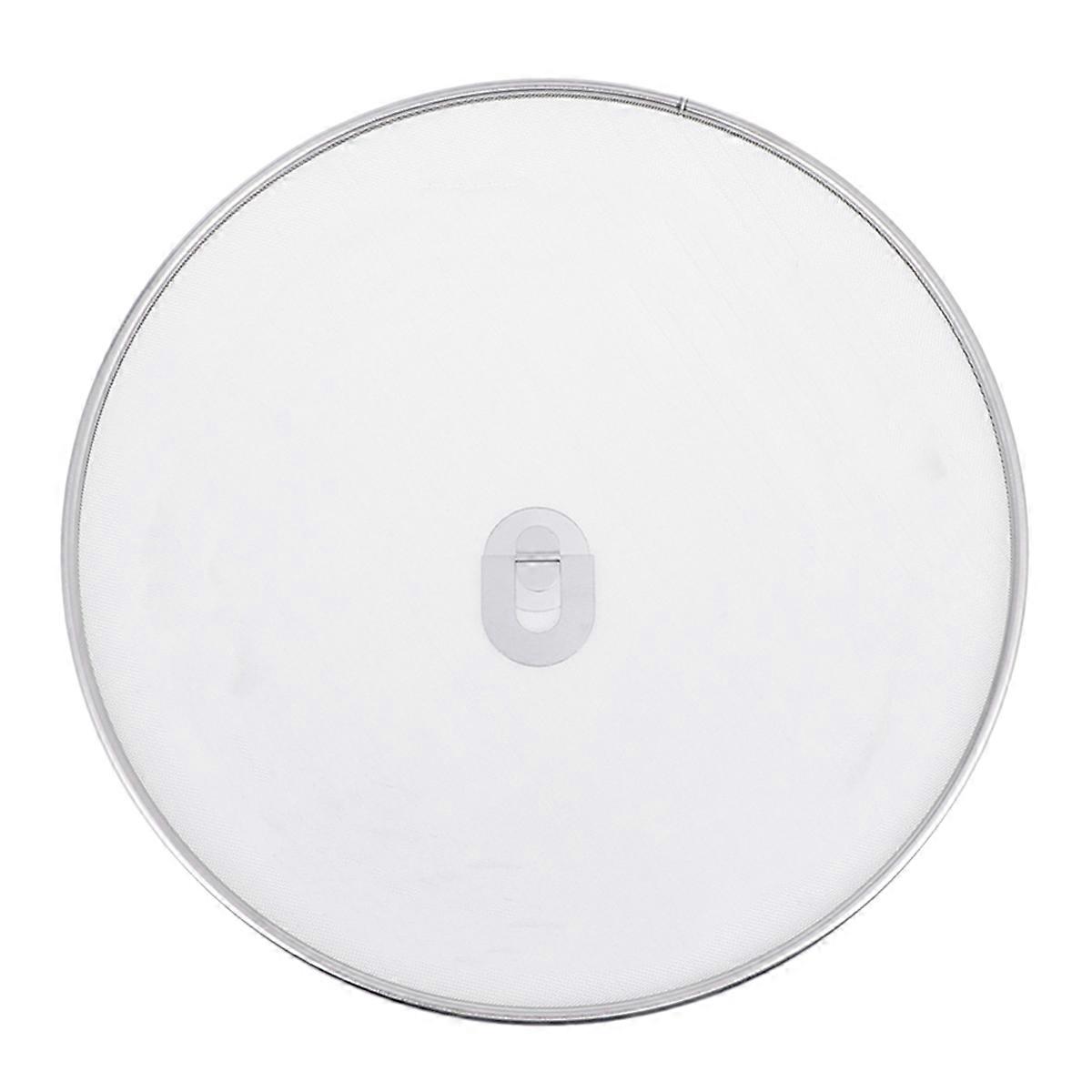 Oil Splash Prevention Net 2Pcs Splatter Screen Cooking Tool for Kitchen Silver Anti Spill Mesh