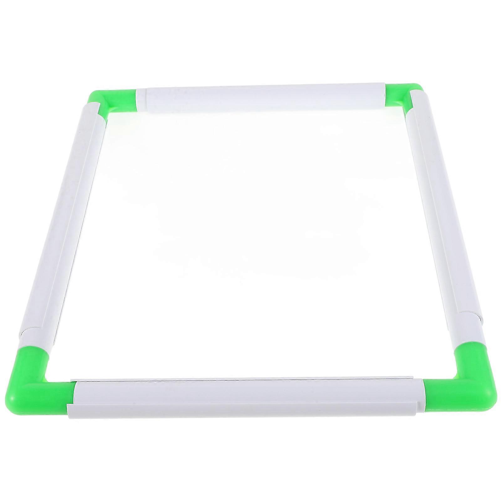 Square Clip Embroidery Frame for Embroidery 3Pcs White Portable Set