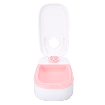 Automatic Pet Feeder Timed Maintain Freshness Dry Wet Food Bowl for Timer Pet Feeder for Dogs Cats Pink