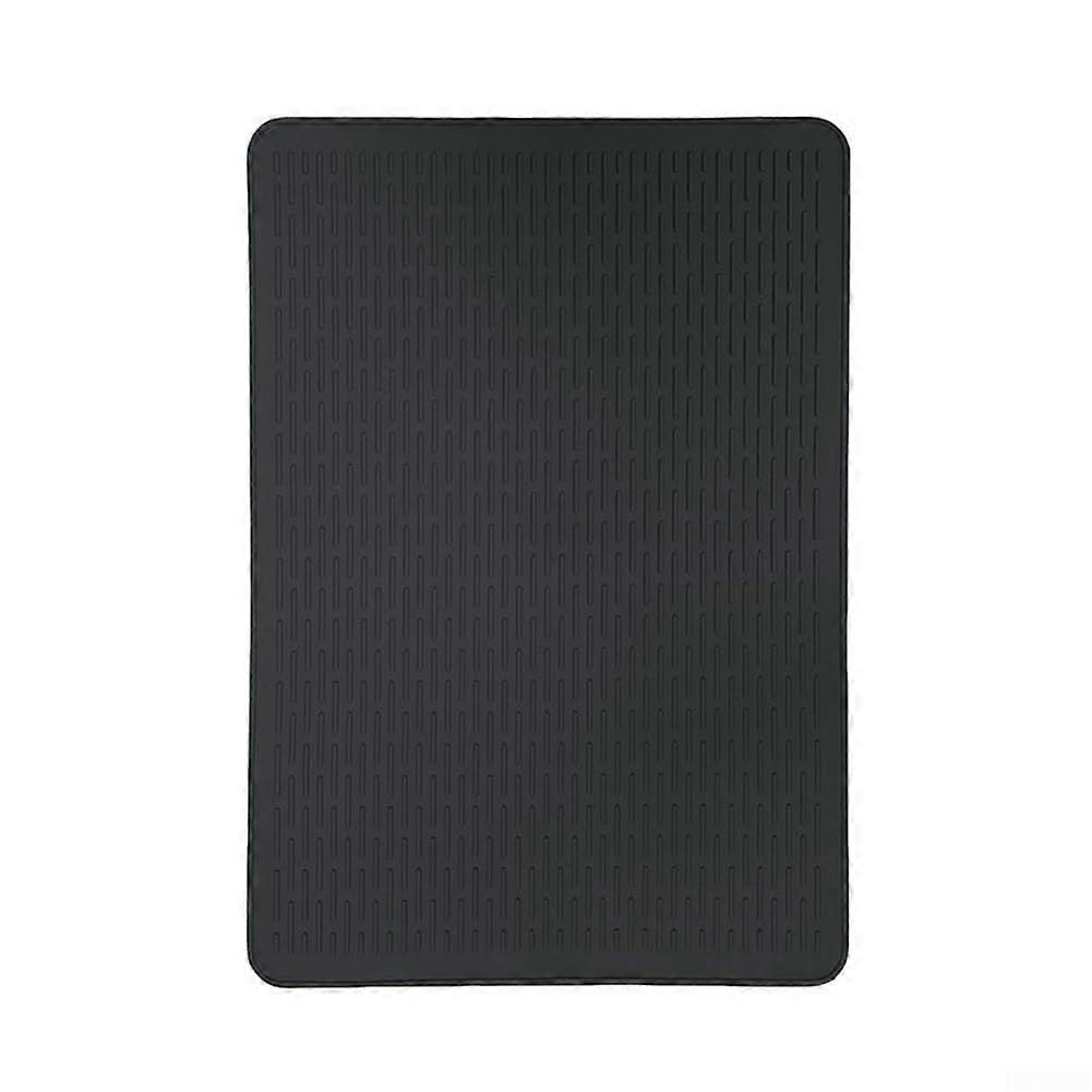 Silicone Cooktop Cover Black For Spill Protection During Meal Prep On Stovetops