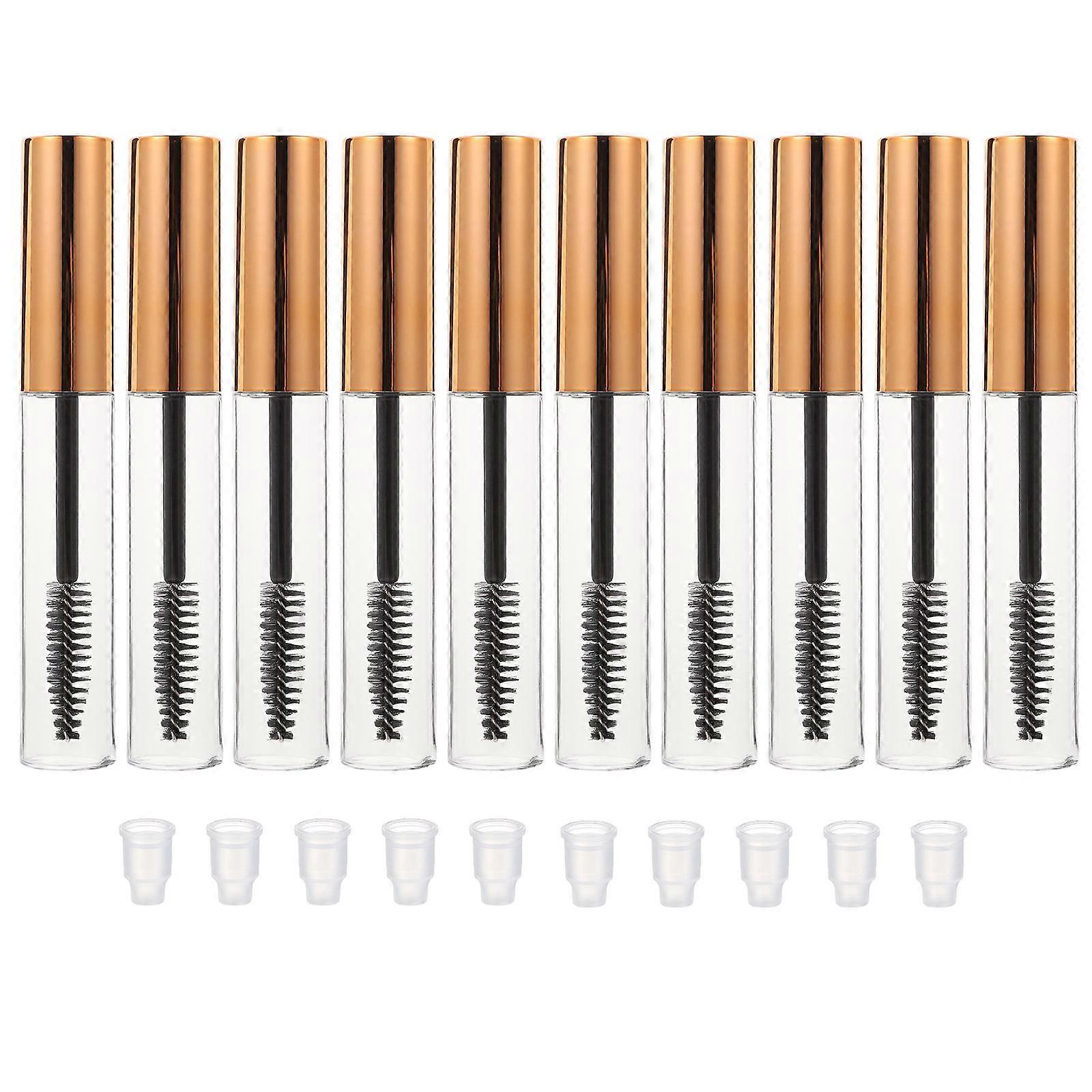 Mascara Tube Bottle for Eyelash Cream Application with Wand 10Pcs