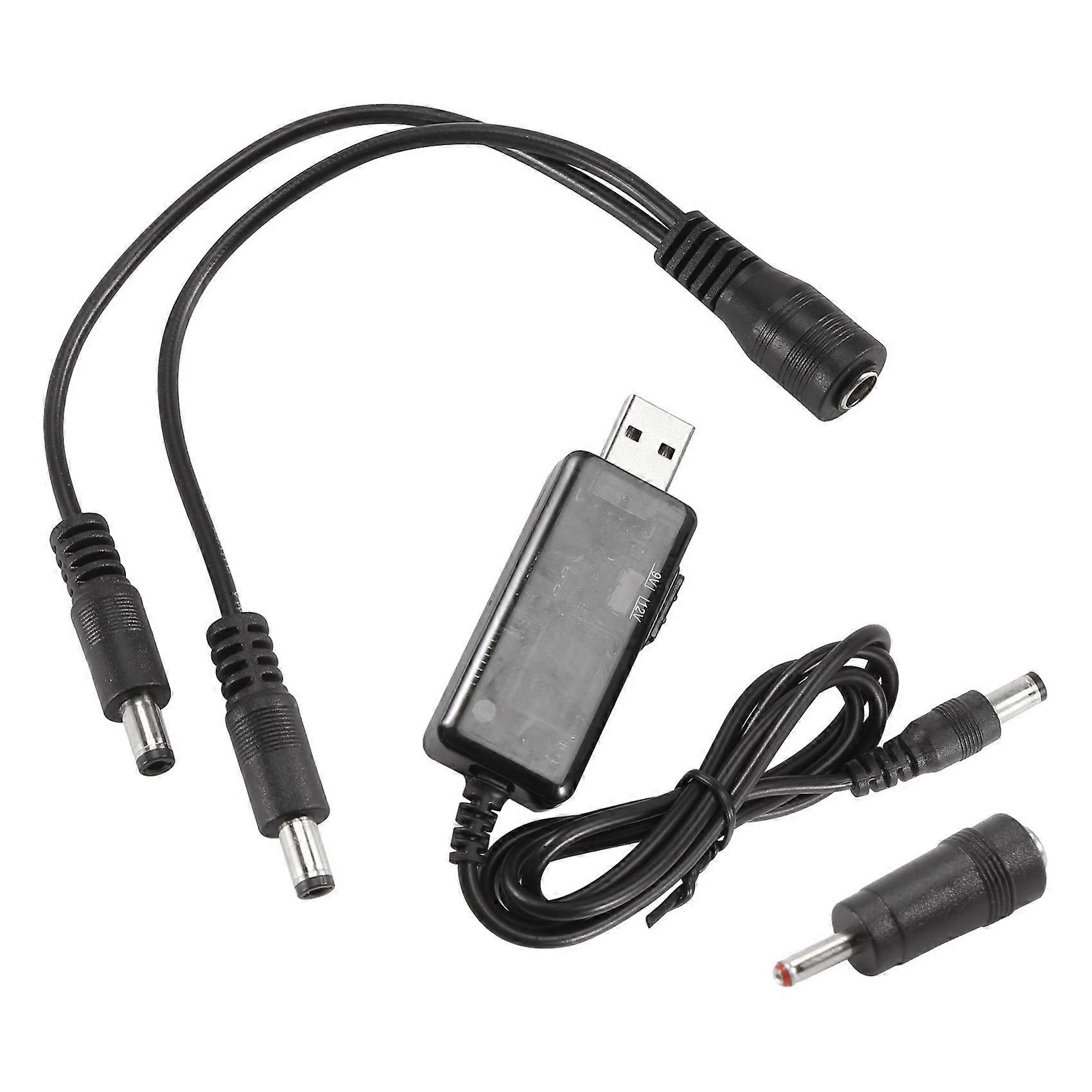 Usb Boost Cable 5V Step Up To 9V 12V Dc Voltage Converter 1A Step-Up Volt  former Dc Power Regulator With Switch And Led Voltmeter Display