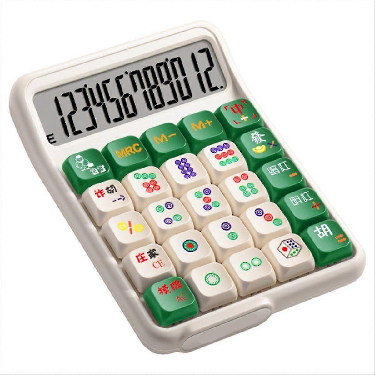Multifunctional Calculator Mechanical Buttons 12 Digits