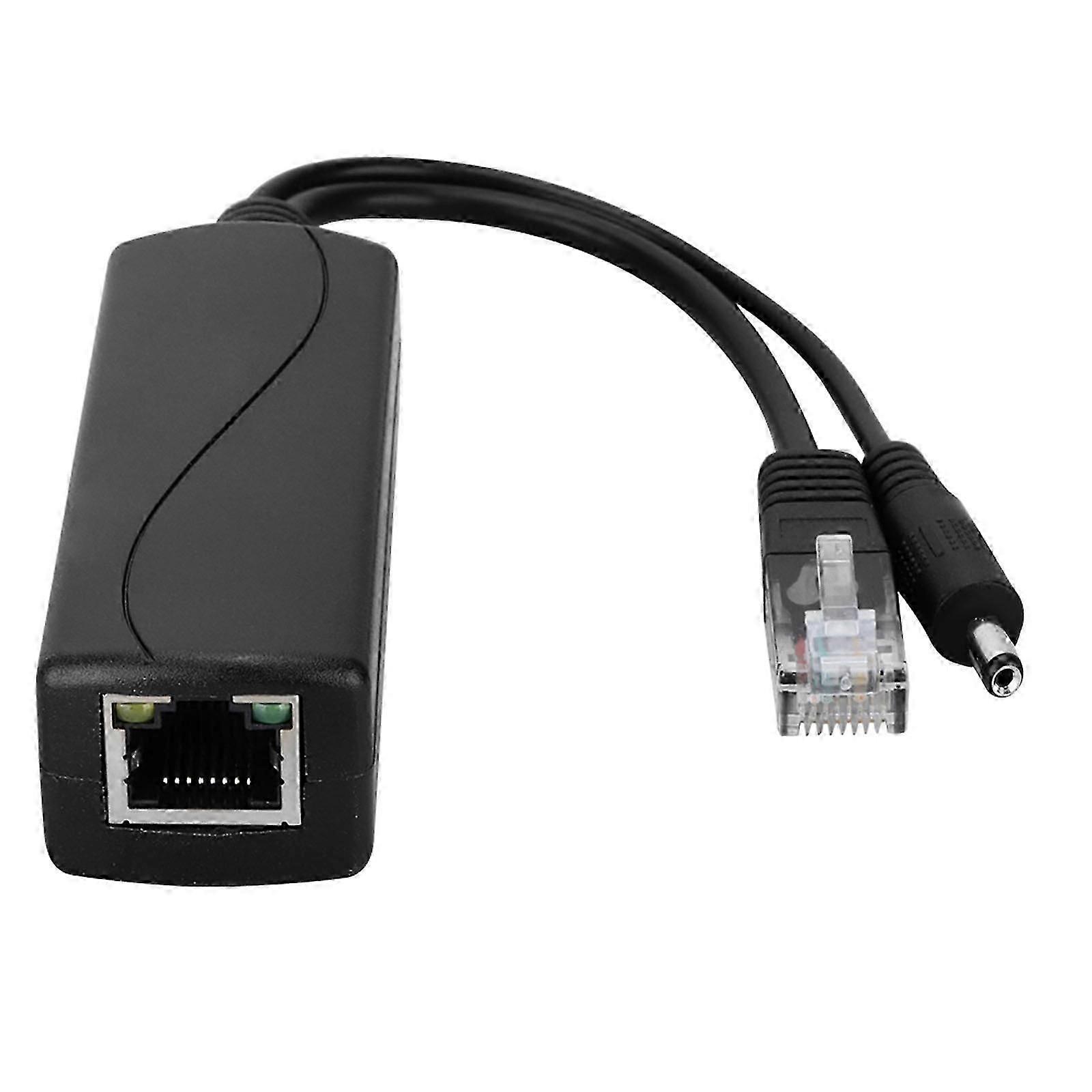 DC48V Input To DC5V Output POE Splitter POE Injector MicroUSB Type C DC5.5x2.1mm DC3.5x1.35mm Interface For IP Camera