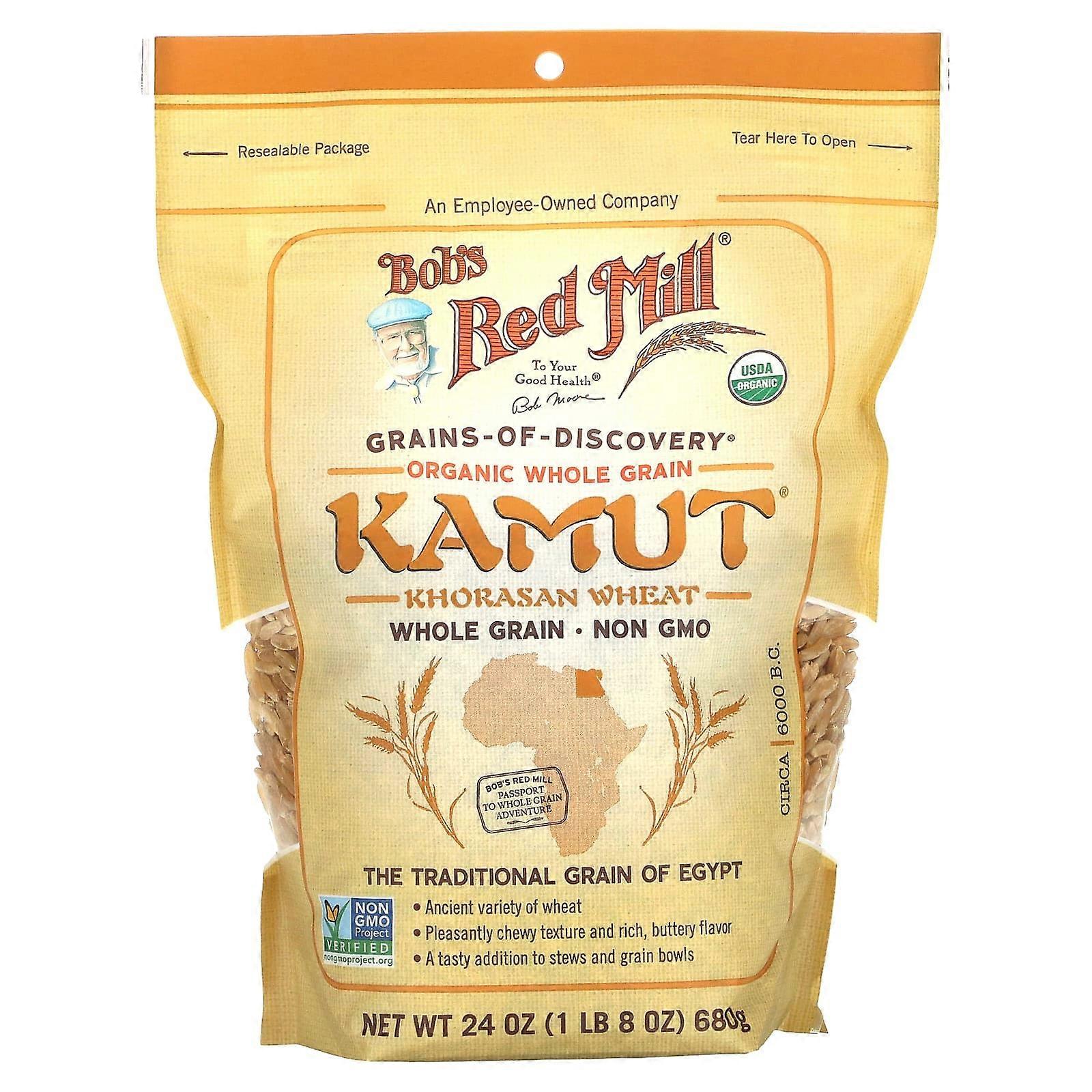 Organic Kamut, Whole Grain, 24 oz (680 g)
