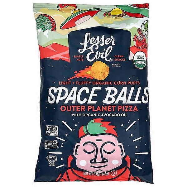 LesserEvil, Space Balls, Outer Planet Pizza, 5 oz (142 g)