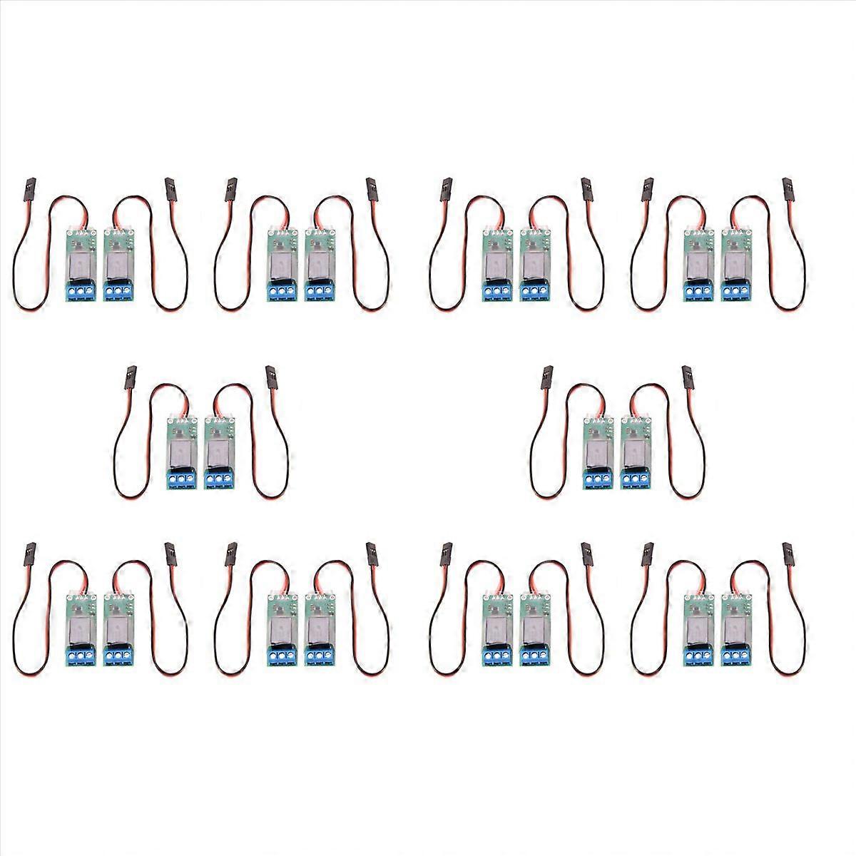 2PCS RC PWM Elektronischer Relaisschalter für RC Flugzeug DIY Modell