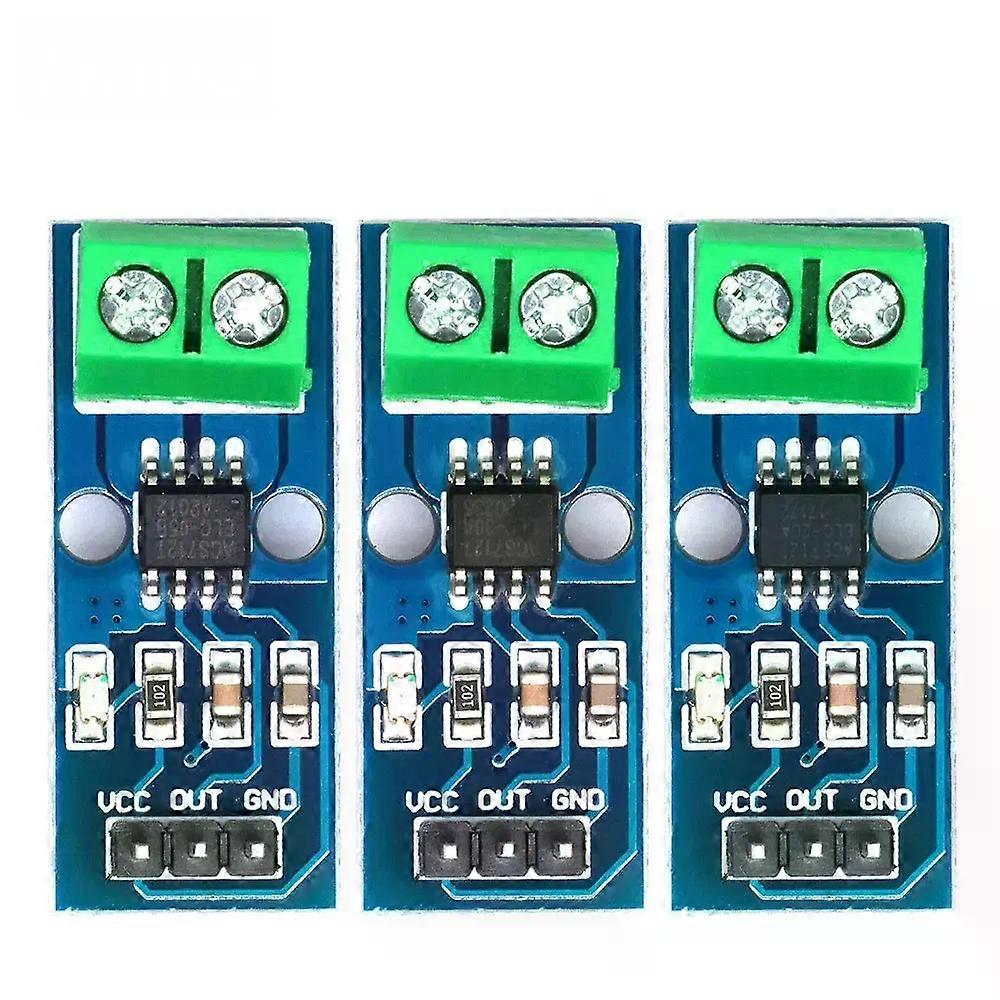 Adjustable ACS712 Current Sensor Module - Hall Effect 5A-30A Detection Compatible with Arduino and IoT Devices
