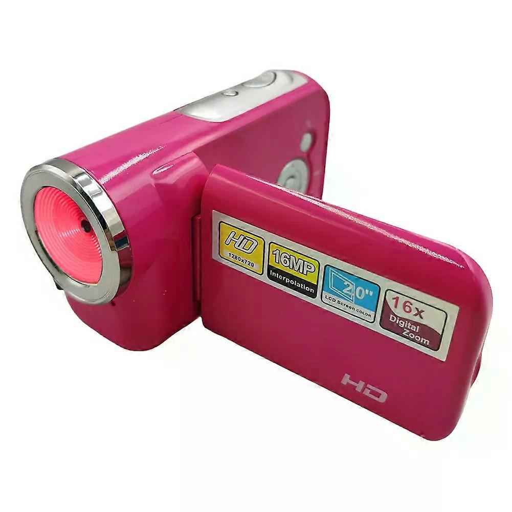 16MP 720P Portable DV Camcorder with USB Cable Vlogging Camera 20 Inch TFT Color Screen Built-in LED Flash for Students Teens