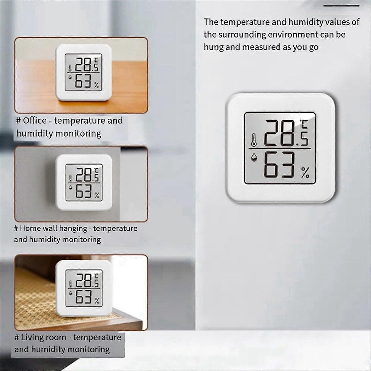 1207 Mini Electronic Temperature and Humidity Meter Car Thermometer