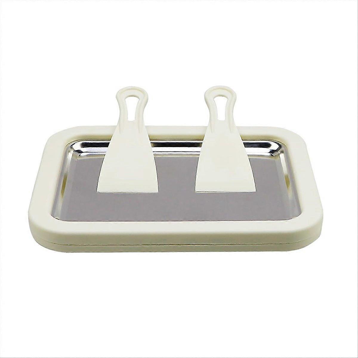 Instant Rolling Ice Yoghurtmachine, IJs Fruit Sorbet Wit