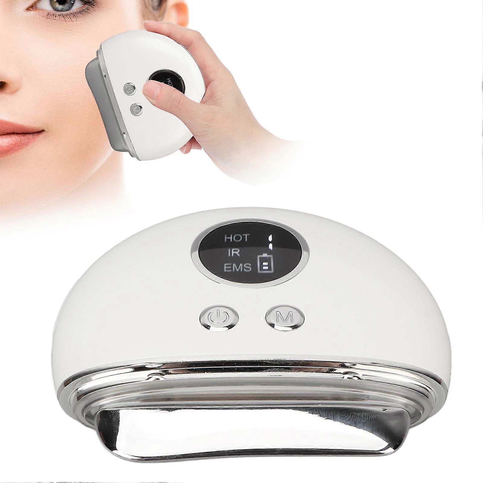 Electric Gua Sha Massager Micro Current Colorful Lights Skin Scraping Massaging Machine 