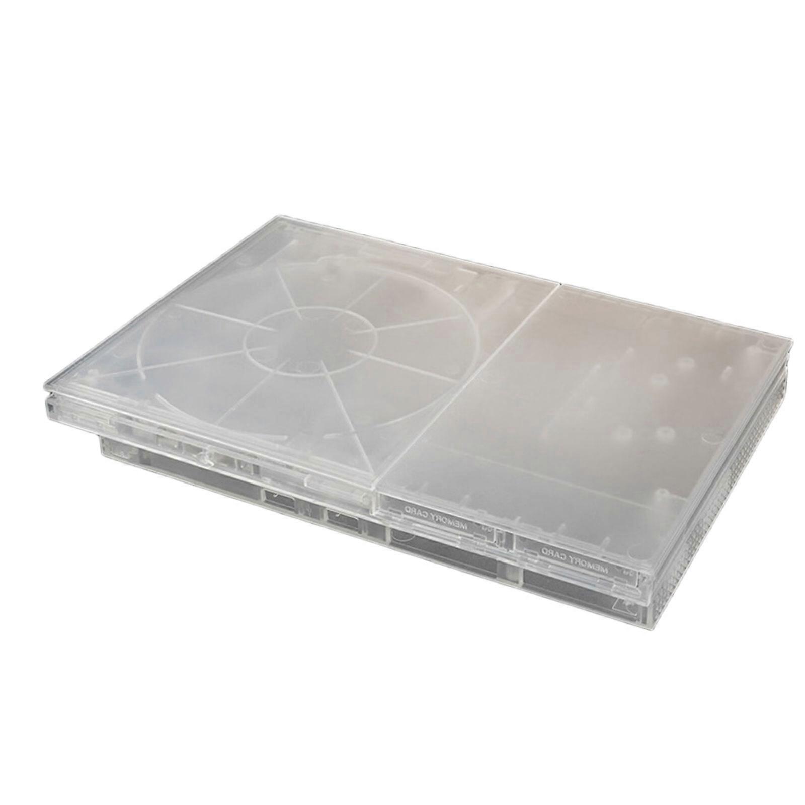 Handheld Console Replacement Cover Full Housing Shell Clear Case for Slim Console Repair Parts Console NOT Include Multicolor