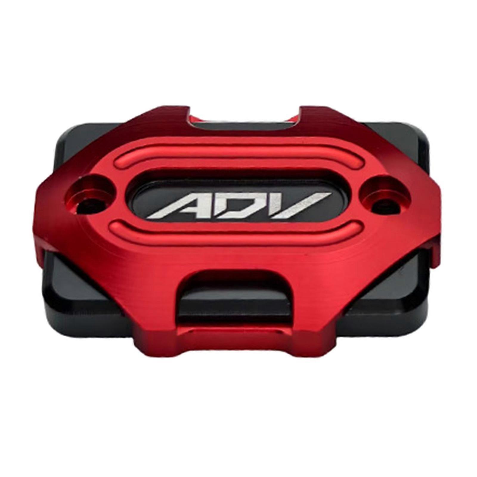 התאמה חלקה ADV כיסוי מאגר שמן סגסוגת חומר יעילות דלק משופרת חזותית משודרגת עבור רוכבי אופנוע אופניים אדום