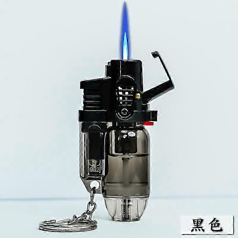 Mini perspective warehouse direct small welding gun inflatable lighter high quality windproof lighter