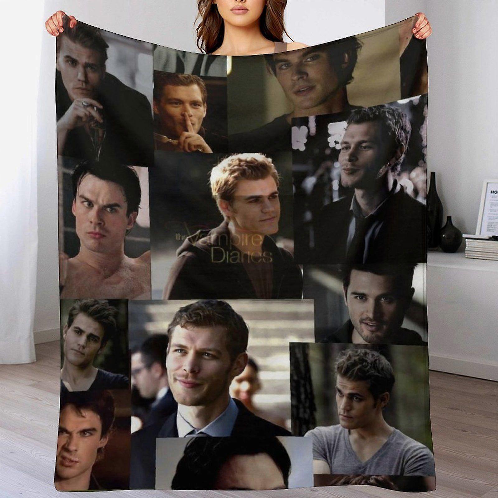 Jemná flanelová deka Stefan Salvatore do postele, gauče, auta, nesrážlivá, vhodná pro domácí mazlíčky, plyšová, šetrná k pokožce