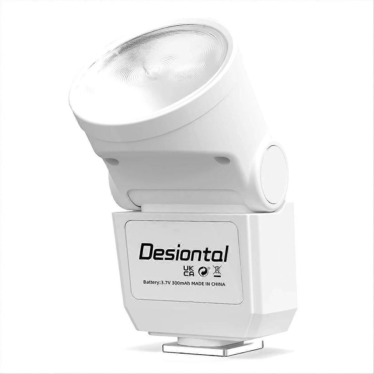 F02 Mini Flash do lustrzanek cyfrowych Type-C Ładowanie 6500K Temperatura barwowa dla