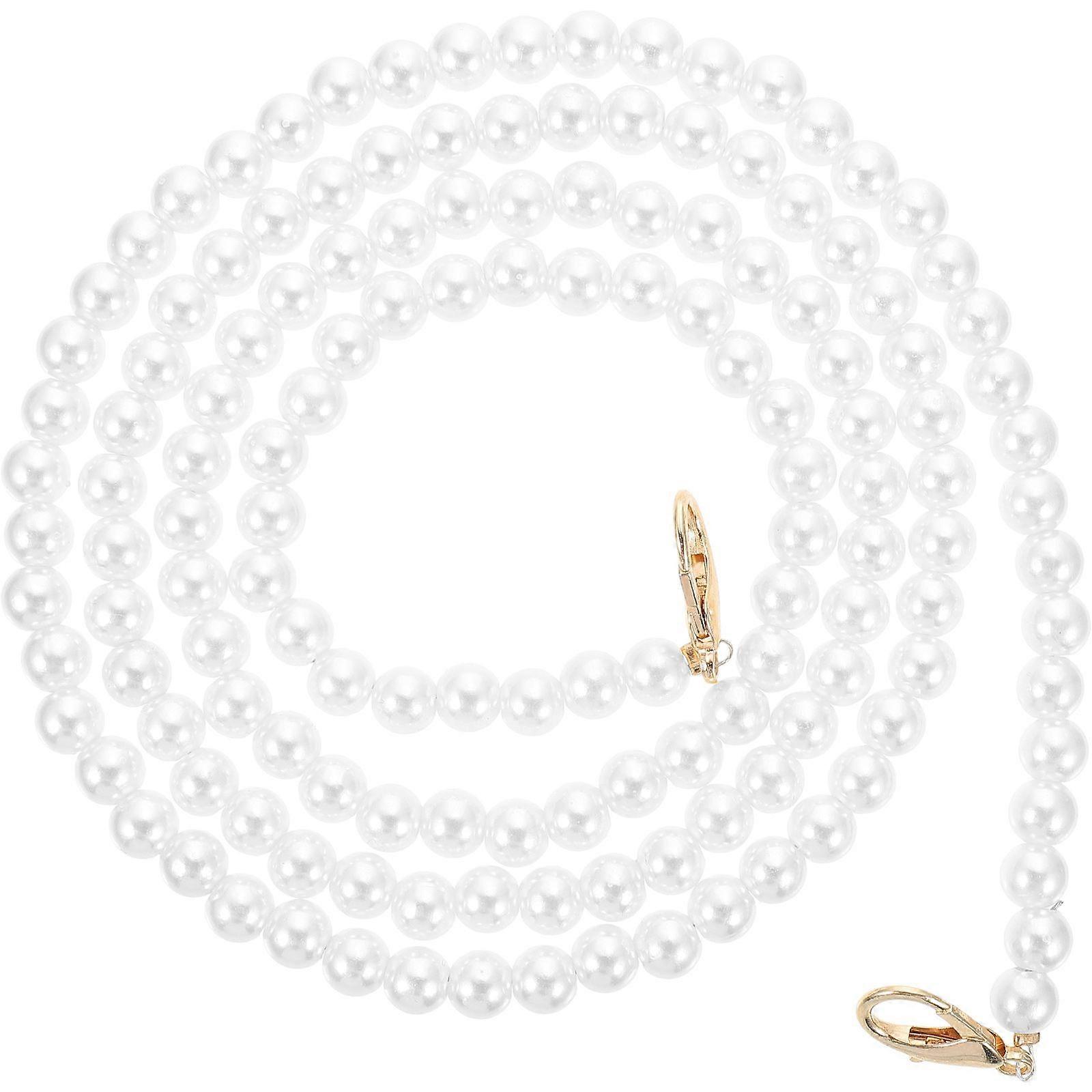 DIY Handbag Pearl Chain DIY Handbag Strap Shoulder Bag Making Strap Replacement