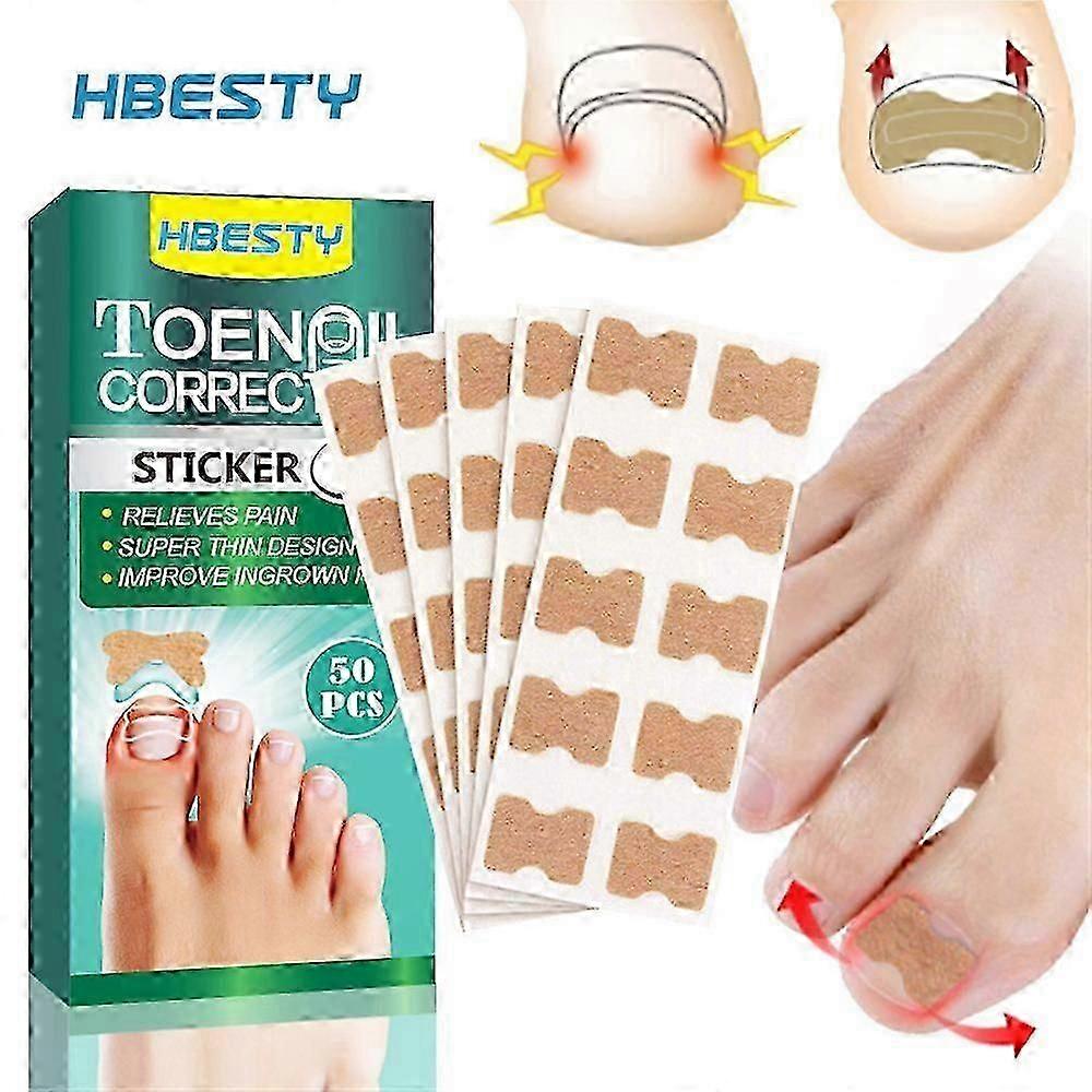 50PCS/box Ingrown Toenail Corrector Patch Pedicure