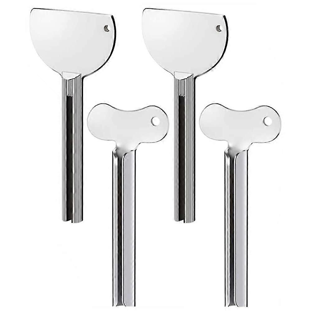 4 Pcs Tube Squeezer For Toothpaste,toothpaste Dispenser Toothpaste Squeezer Roller Tube Creams Paint Squeezer