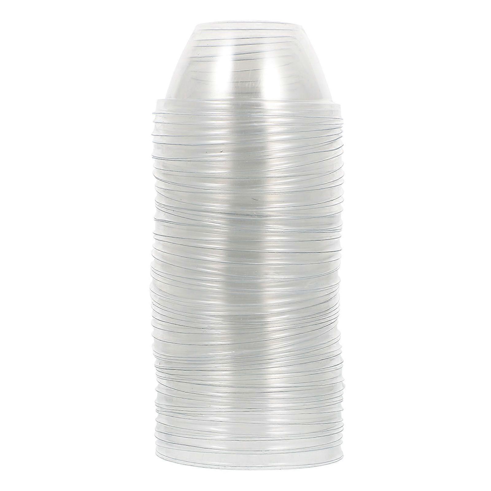 50pcs Practical Hydroponic Plants Insulation Covers Botany Supplies (Transparent)