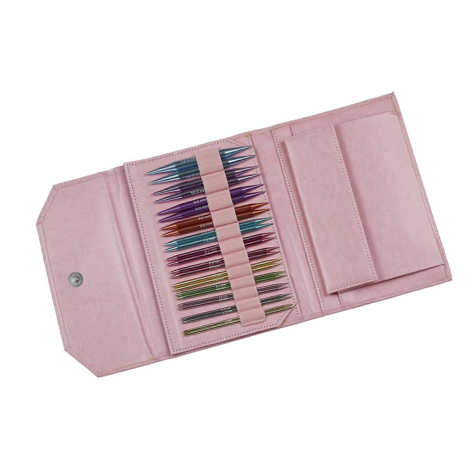 Removable Round Knitting Bodkins Aluminum Ergonomic Design Crayons Color Collection For DIY Garment Projects Multicolor