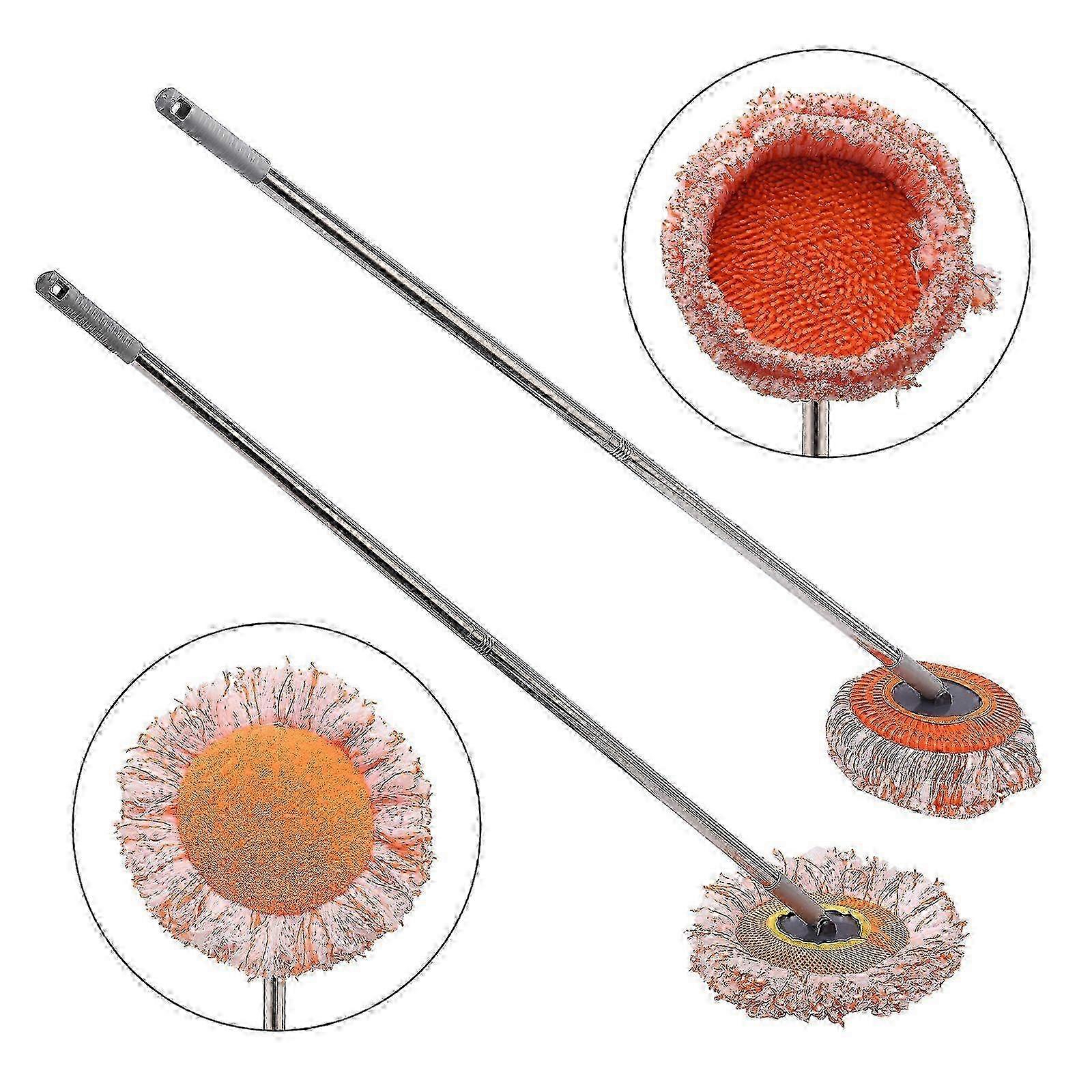 Car Wash Mop Retractable Adjustable 360 Rotating For Kitchen Bedroom Cleaning Tools