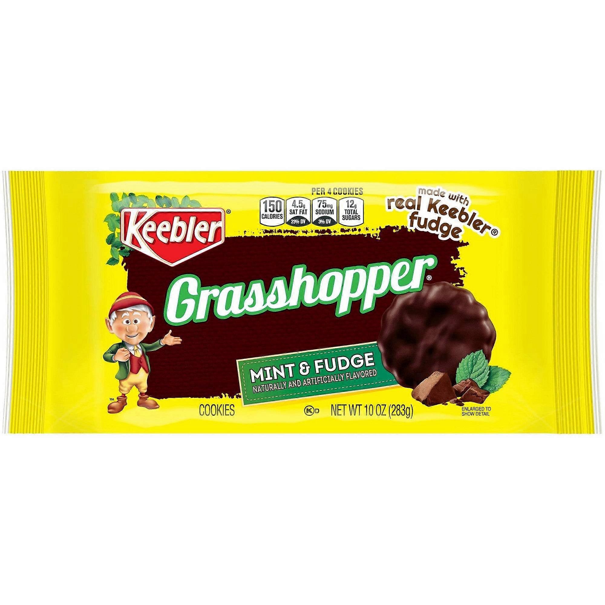 Keebler Grasshopper Mint And Fudge Cookies, 10 Oz