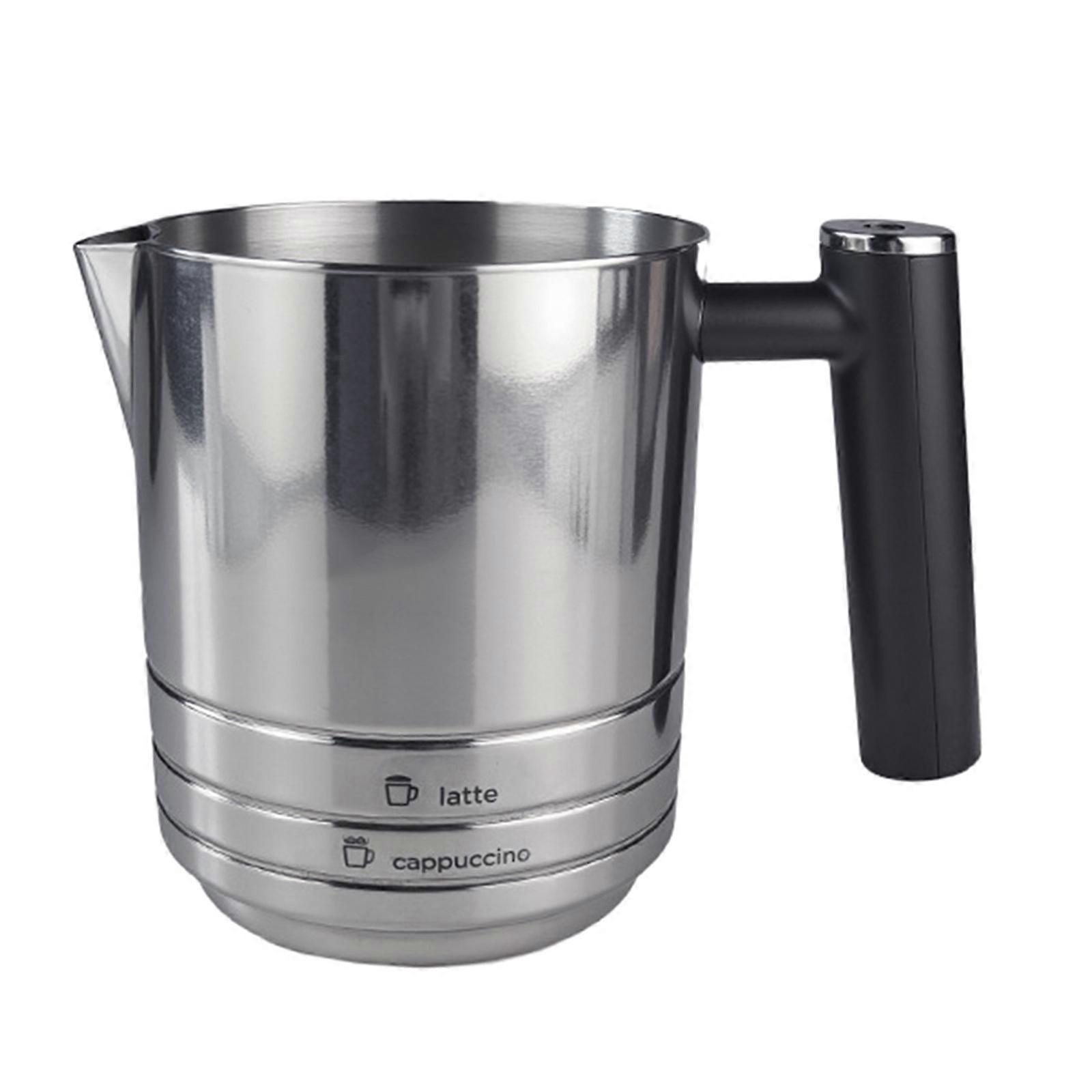 Multifunktionell mjölkskumningstillbehör Visp i rostfritt stål Mjölkskumkopp Lämplig för handgjorda latte cappuccino Flerfärgad