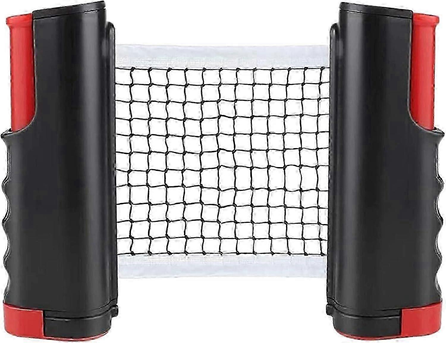 Retractable Ping Pong Net, Portable Table Tennis Net Stand, Perfect for Ping Pong Table, Desk, Dining Table, Adjustable Length 190CM