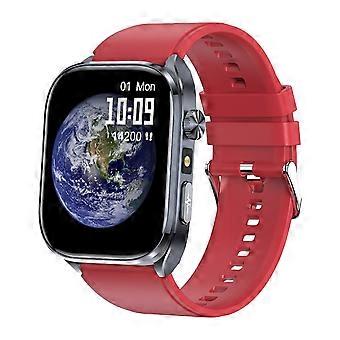ET572 Smart Watch con schermo a colori da 2,0 pollici e cinturino in silicone, supporta il monitoraggio della salute/ECG