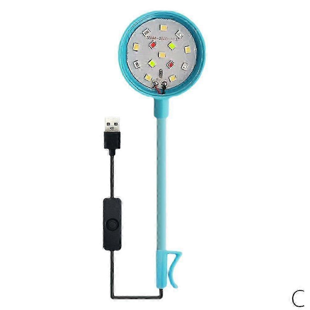 Aquarium LED Lamp Colorful Lights Color Changing Bubble Light LED Diving Lights
