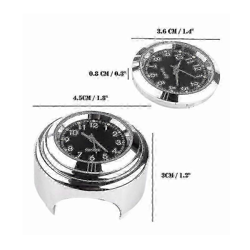 Relógio universal de quartzo de quartzo impermeável relógios de guidão