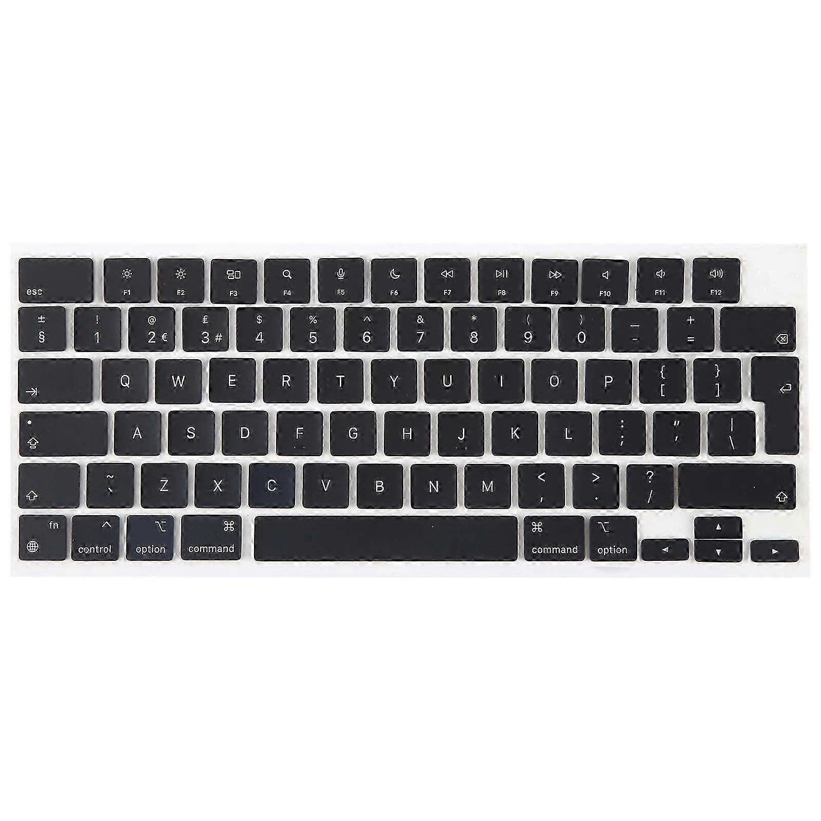 Keycaps for Macbook Pro A2442 A2485 A2681 2021 & 2022 Models in UK English Version