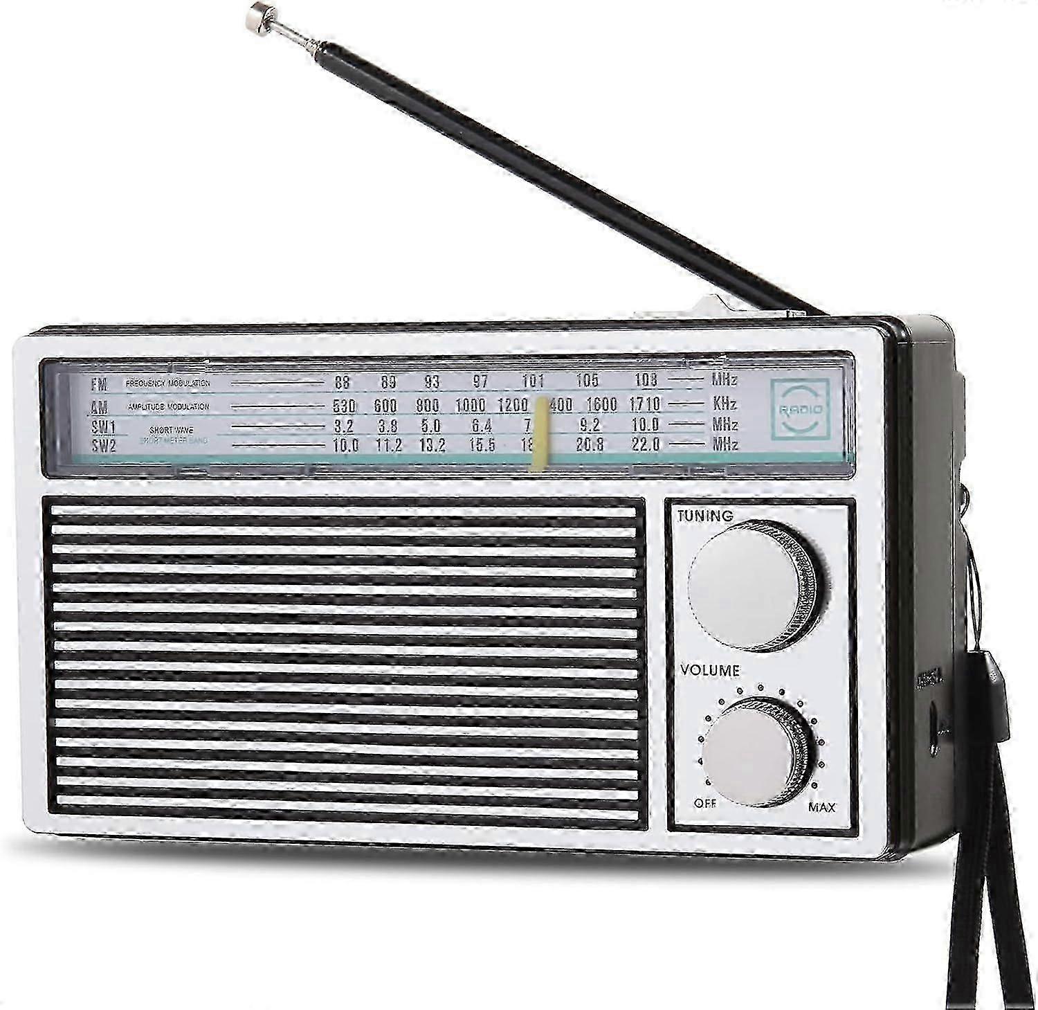 high quality Radios Portable AM FM Retro Radio, Transistor Radios with Loud