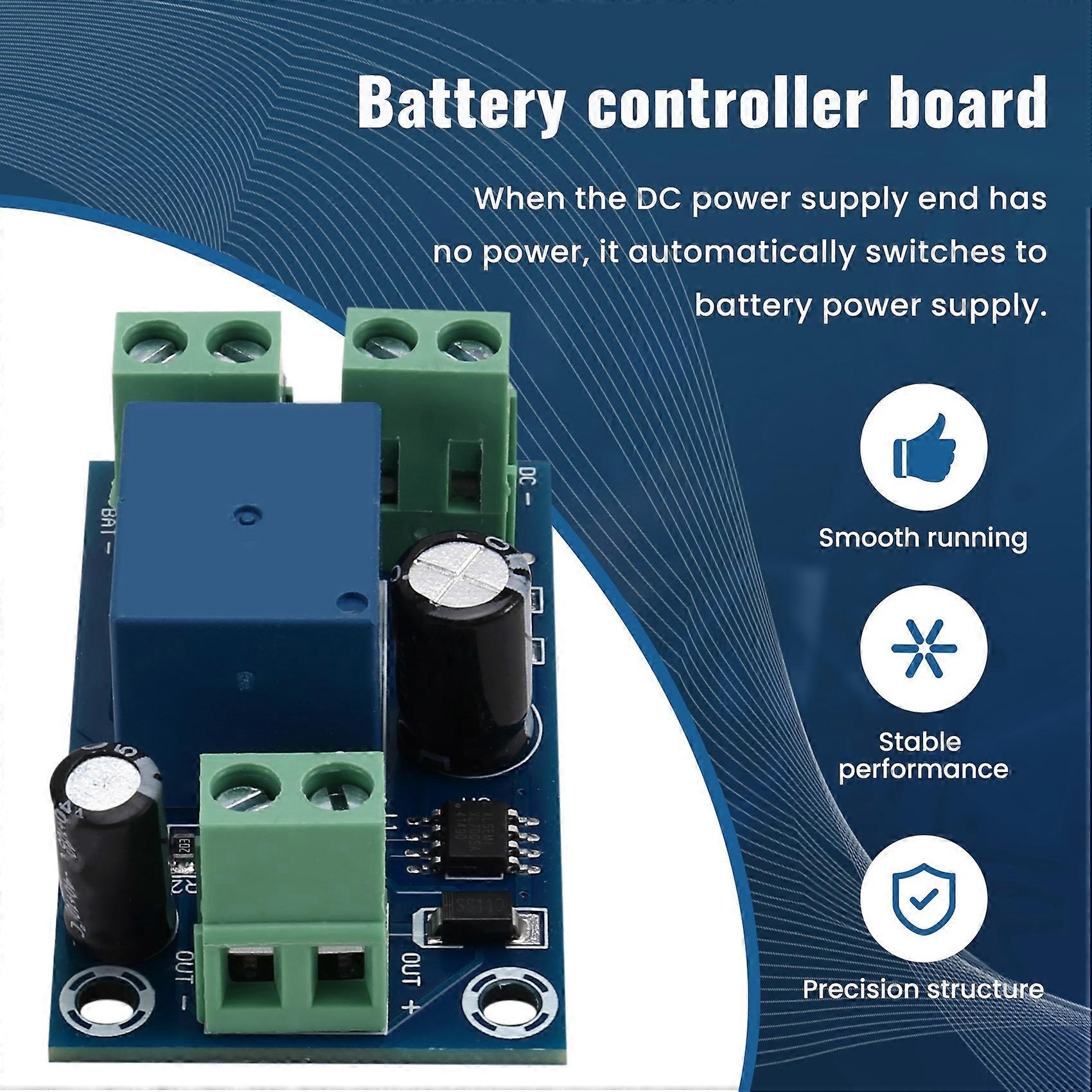 2 Pack Battery Charging Protection Module Power Failure Automatic Switching Device Board Emergency Conversion Module