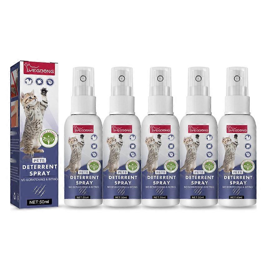 1-5x For 50ml Cat Spray Training Aid For Cat Anti Scratch Furniture Sofa Couch Protector To Keep Away Ind