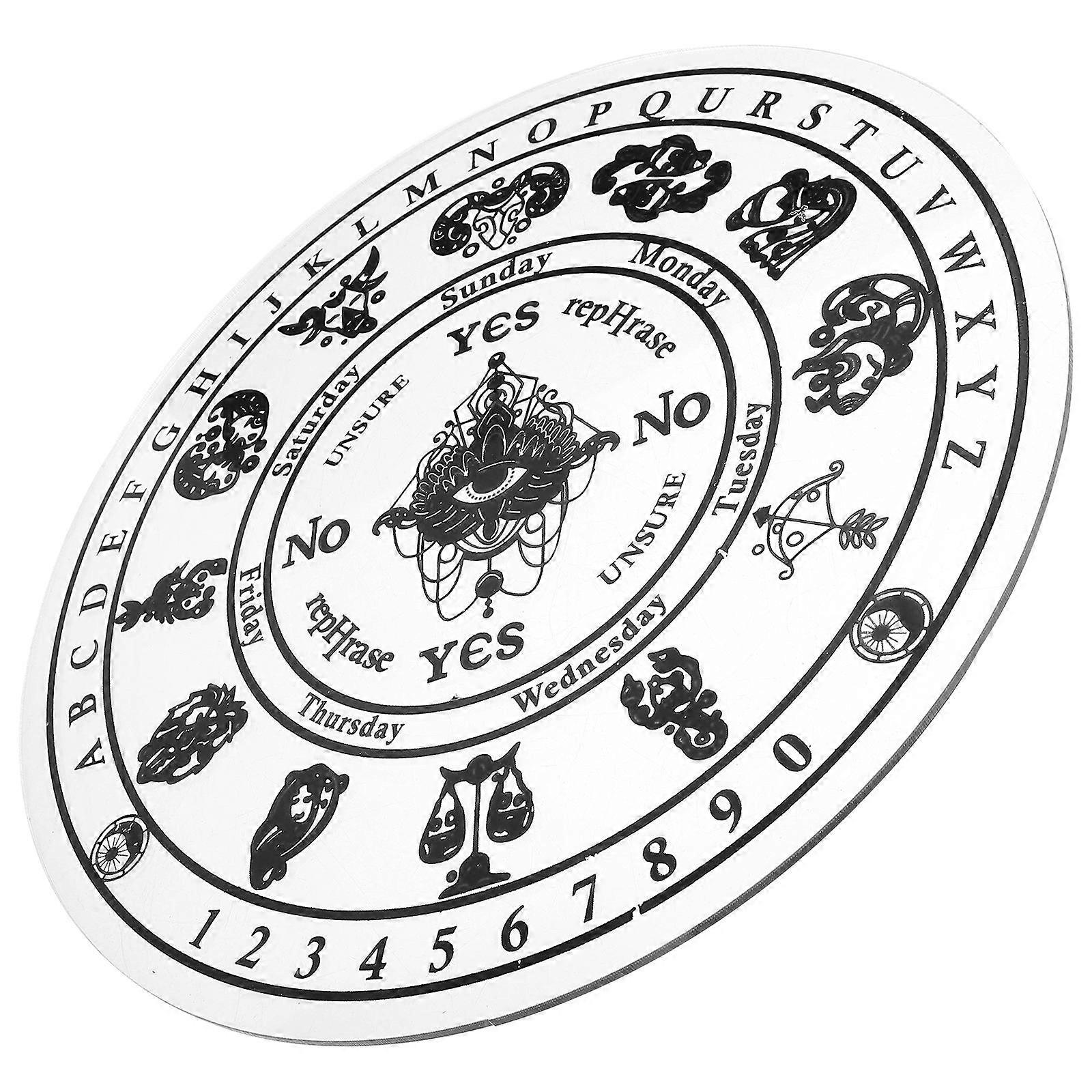 Acryl Weissagungsbrett Gravur Weissagungsbrett Pendelbrett Schreibtisch Handwerk