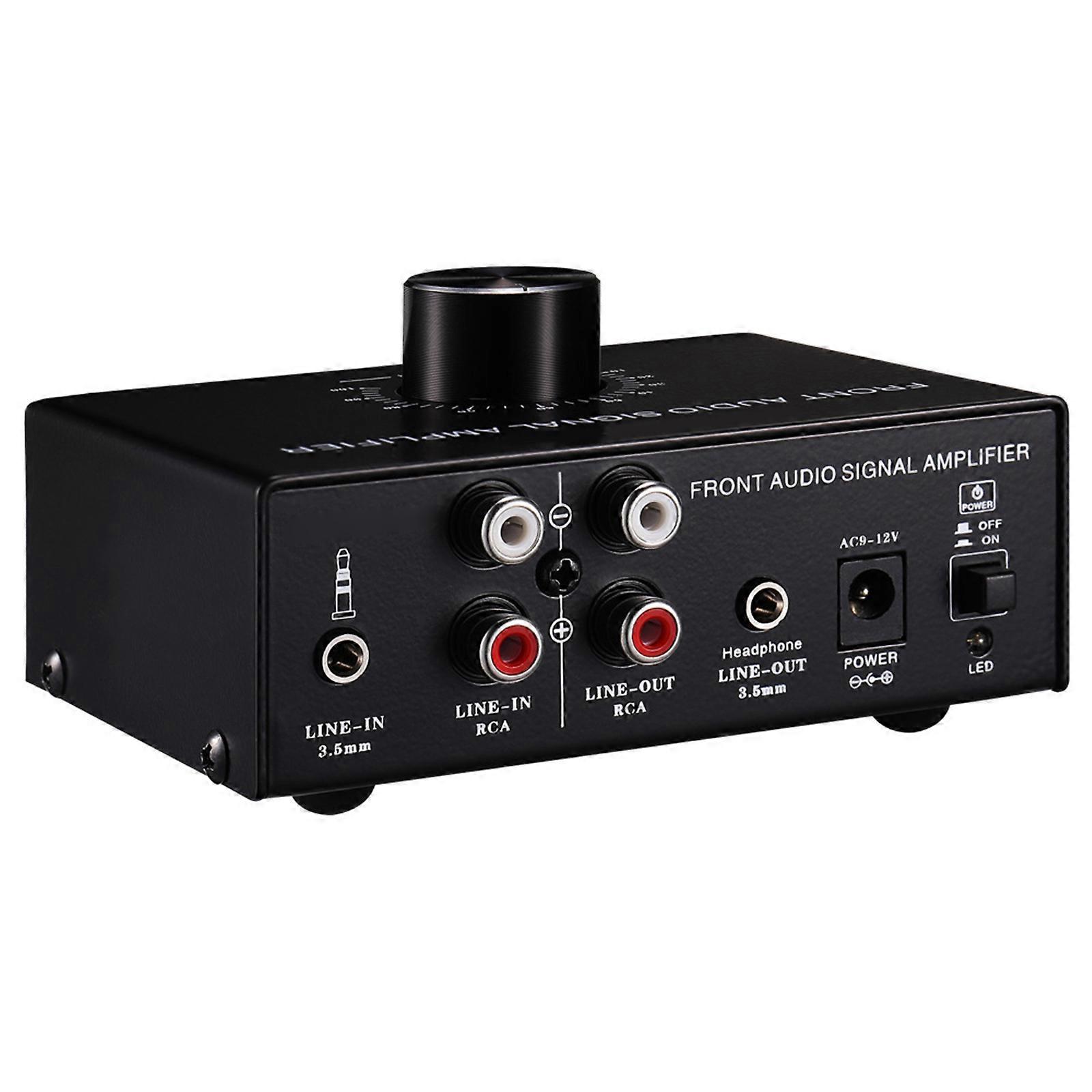 Preamplifier Sound Preamp Sound Amplifiers with Volumes Control Stereo Sound Amplifiers Receiver 3.5mm for Speaker Multicolor