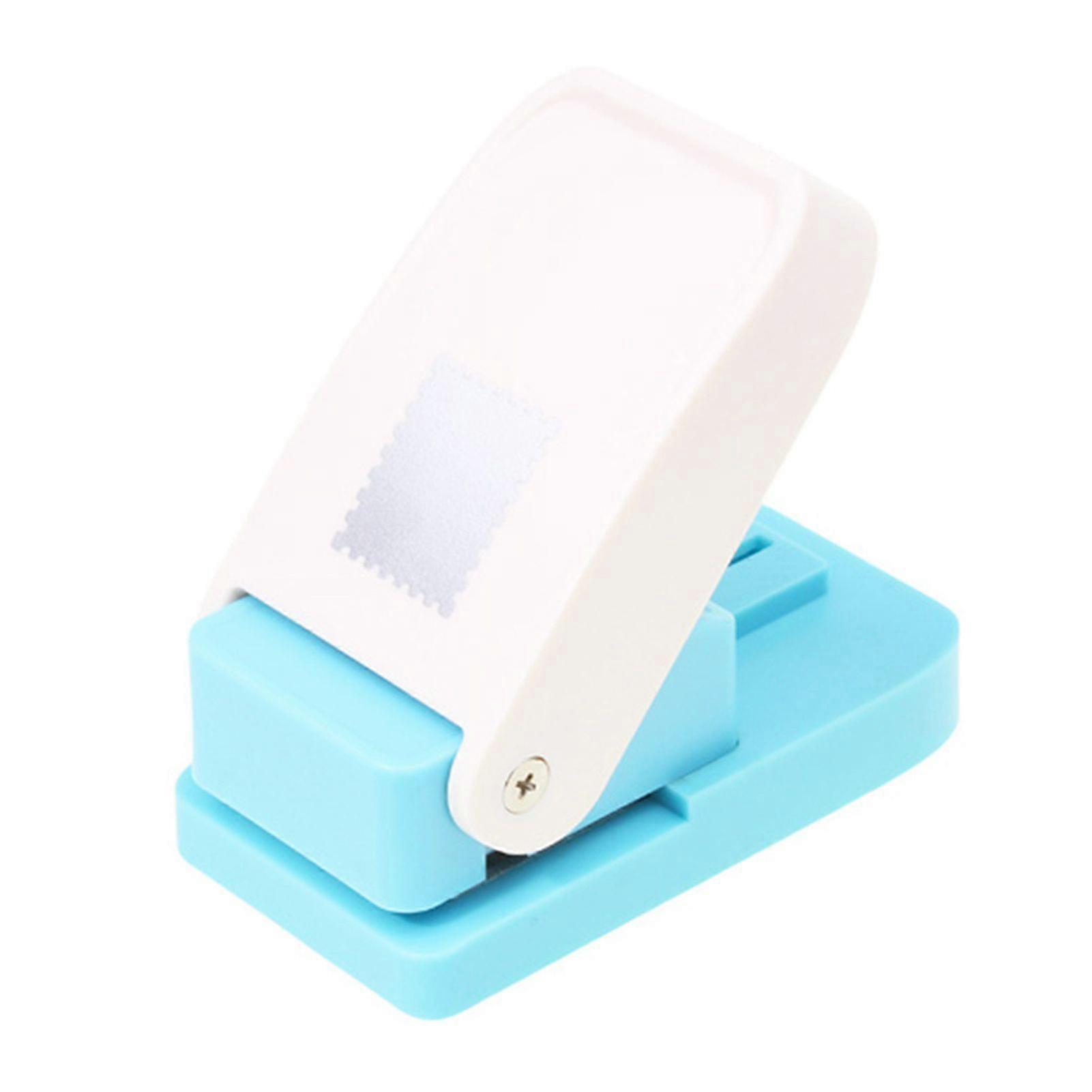 Kaesi Rectangular Postage Stamp Craft Punch Stamp Embossing Tool for Scrapbooking DIY Card Making Easy to Operate Paper Punch