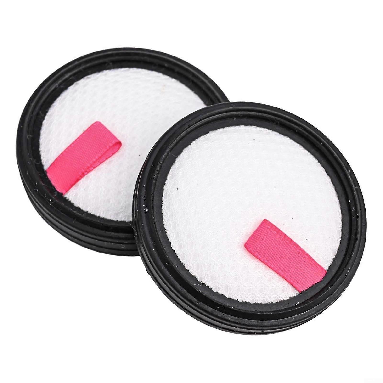 Vacuum Cleaner HEPA Filter, Reusable Dust Tank, 2 Pack, Black & White