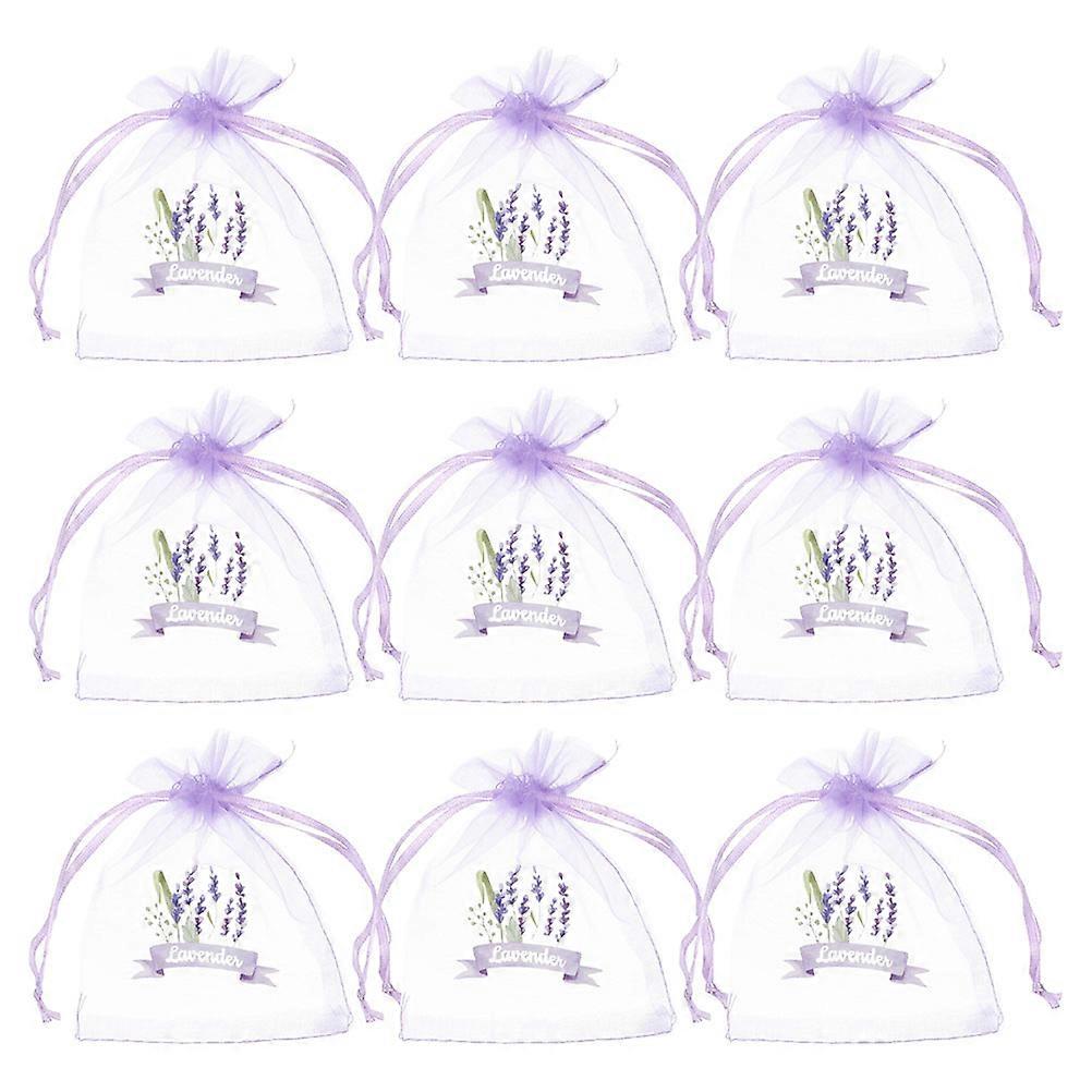 Lavender Sachets Empty Mesh Bags Drawstring Bags for Daily Use 20Pcs