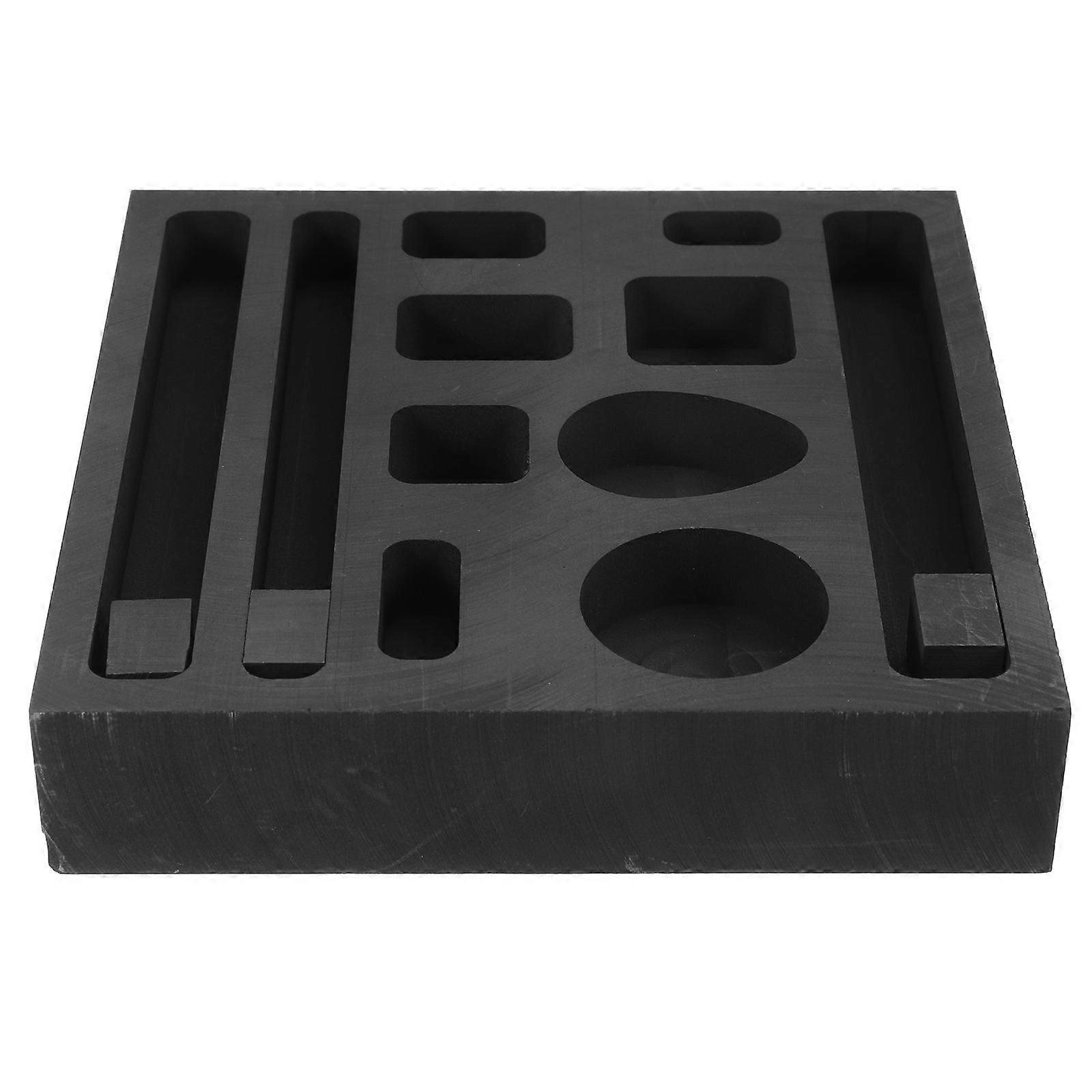 Graphite Casting Mold for Silver Melting with 11 Holes High Density Graphite Mold