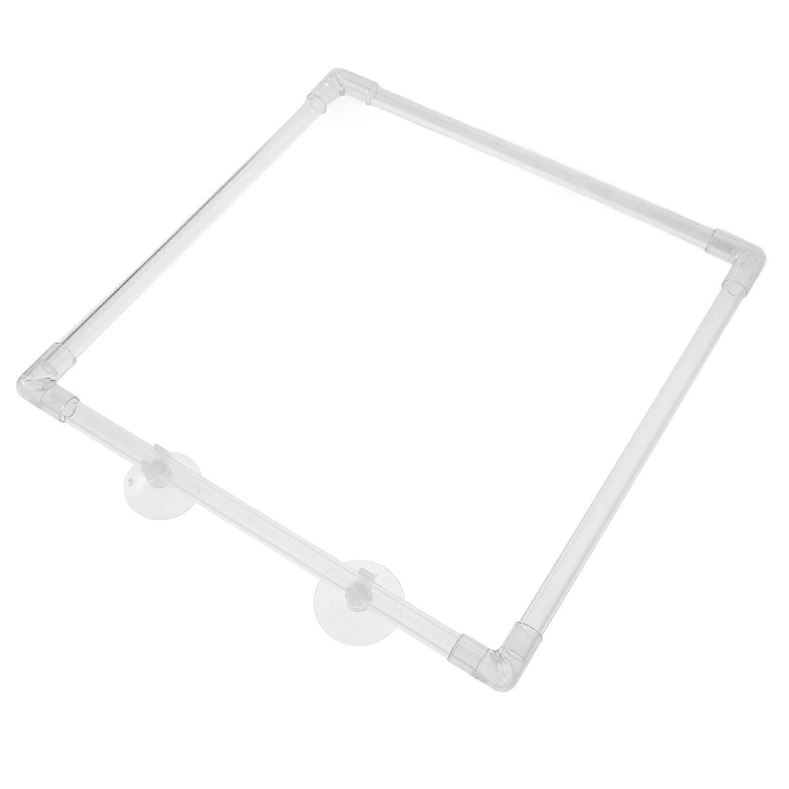 Acrylic Fish Feeding Ring for Aquarium Floating Feeder with Suction Cup
