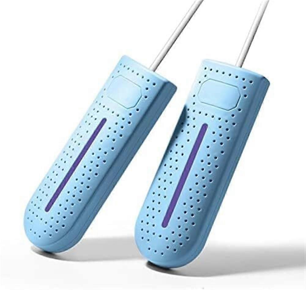 Electric Shoe Dryer and Warmer with USB Power for Boots Slippers Deodorizing Portable White