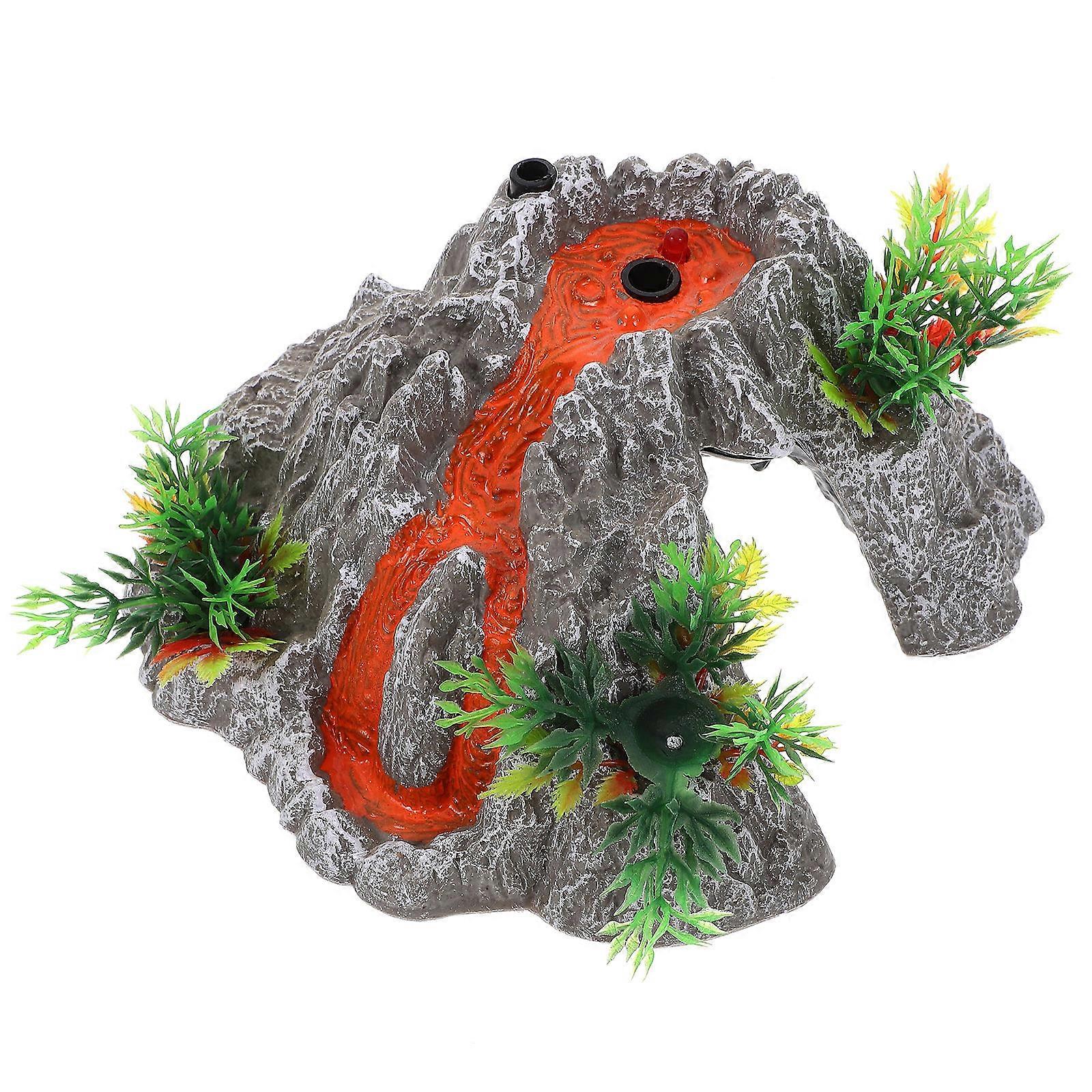 Volcano Toy Painted Volcano Model for Imaginative Learning 1Set