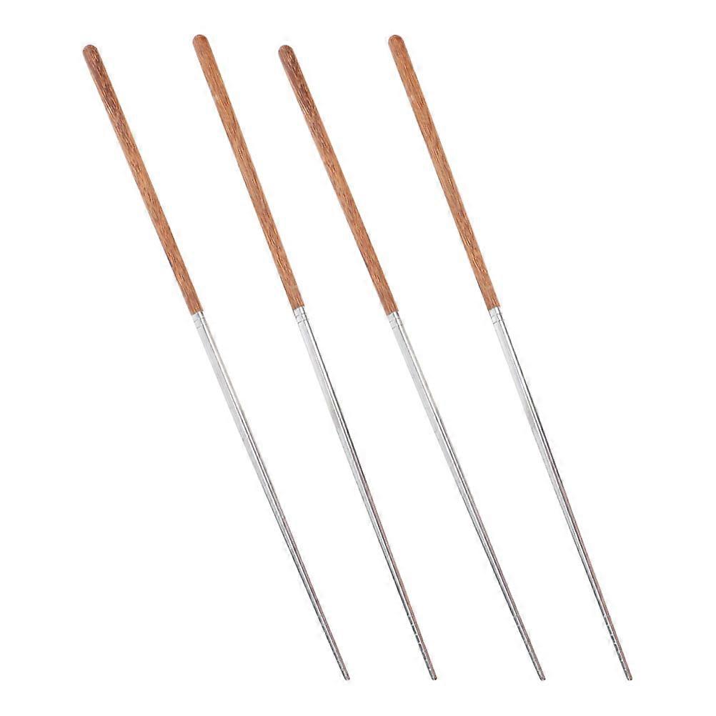 Oil Frying Long Cooking Chopsticks for Kitchen 2Pair Set