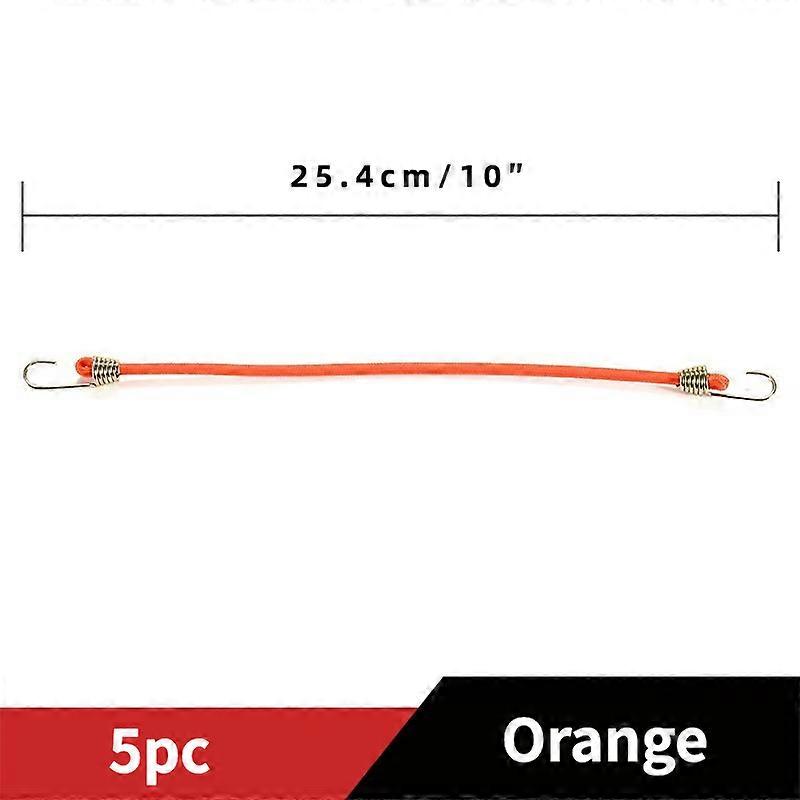 5/10PCS Elastic Luggage Strap with Fixed Socket Small Hook 4mm Latex Mini Rope for Camping Fixed Elastic Cord Accessory