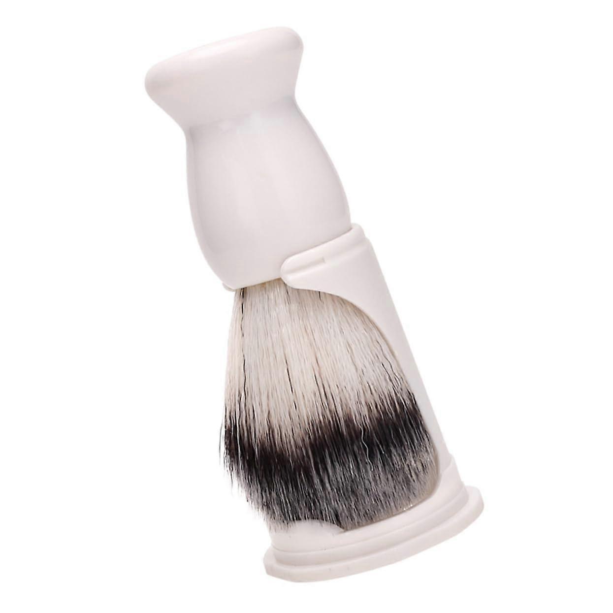 Men's Shaving Brush Set with Stand Soft Dense Bristles Beard Grooming Durable Wear Resistant